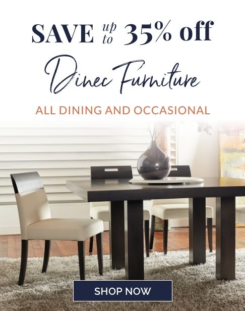 Save up to 35% on all Dinec Dining Furniture